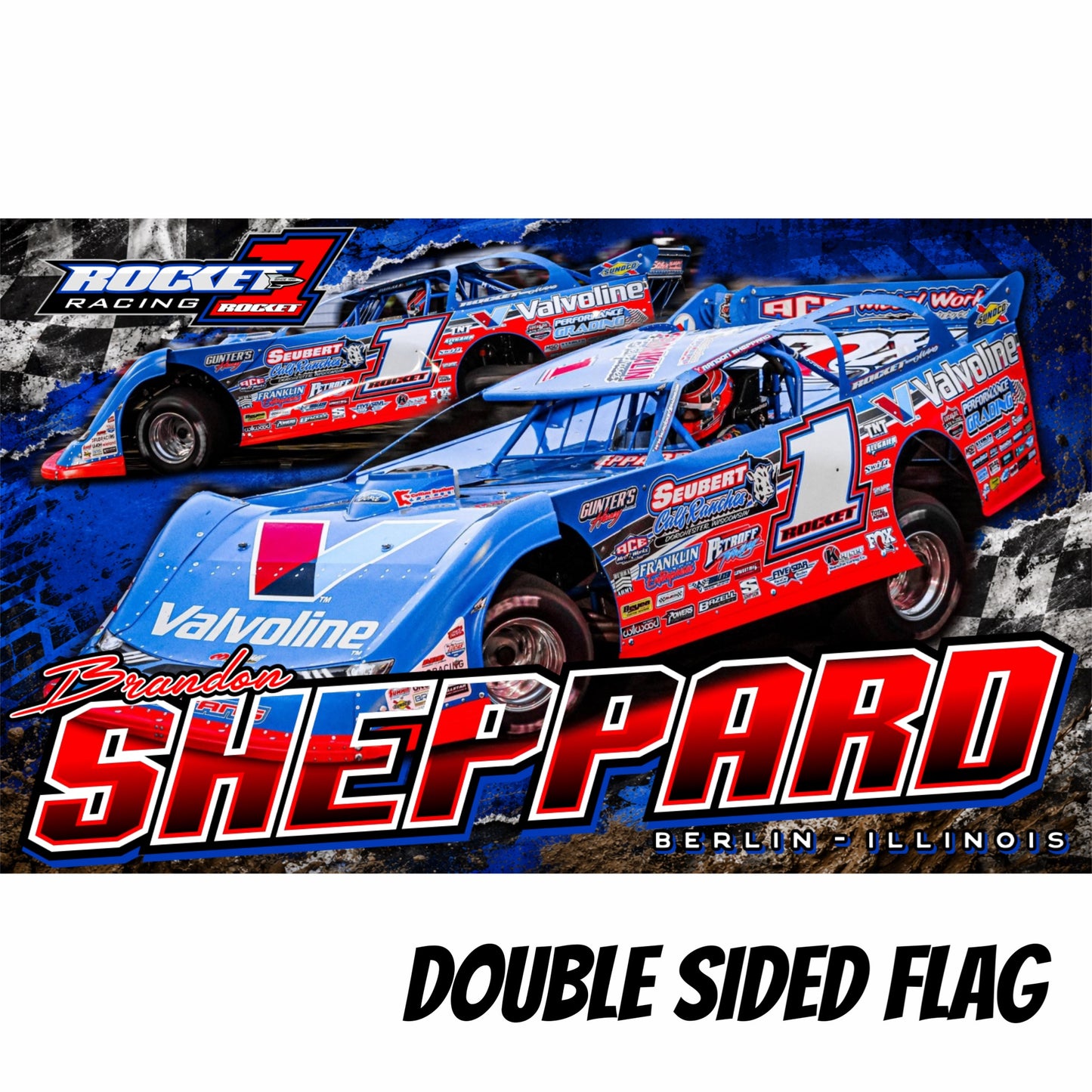 2026 - "BSHEPP x ROCKET1" DOUBLE SIDED FLAG