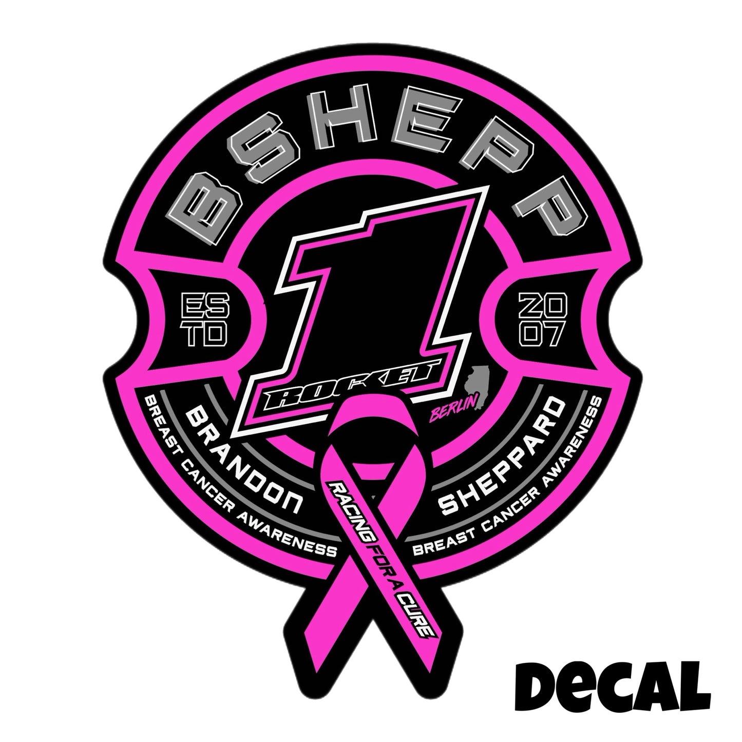 2025 - "RACE FOR A CURE" DECAL