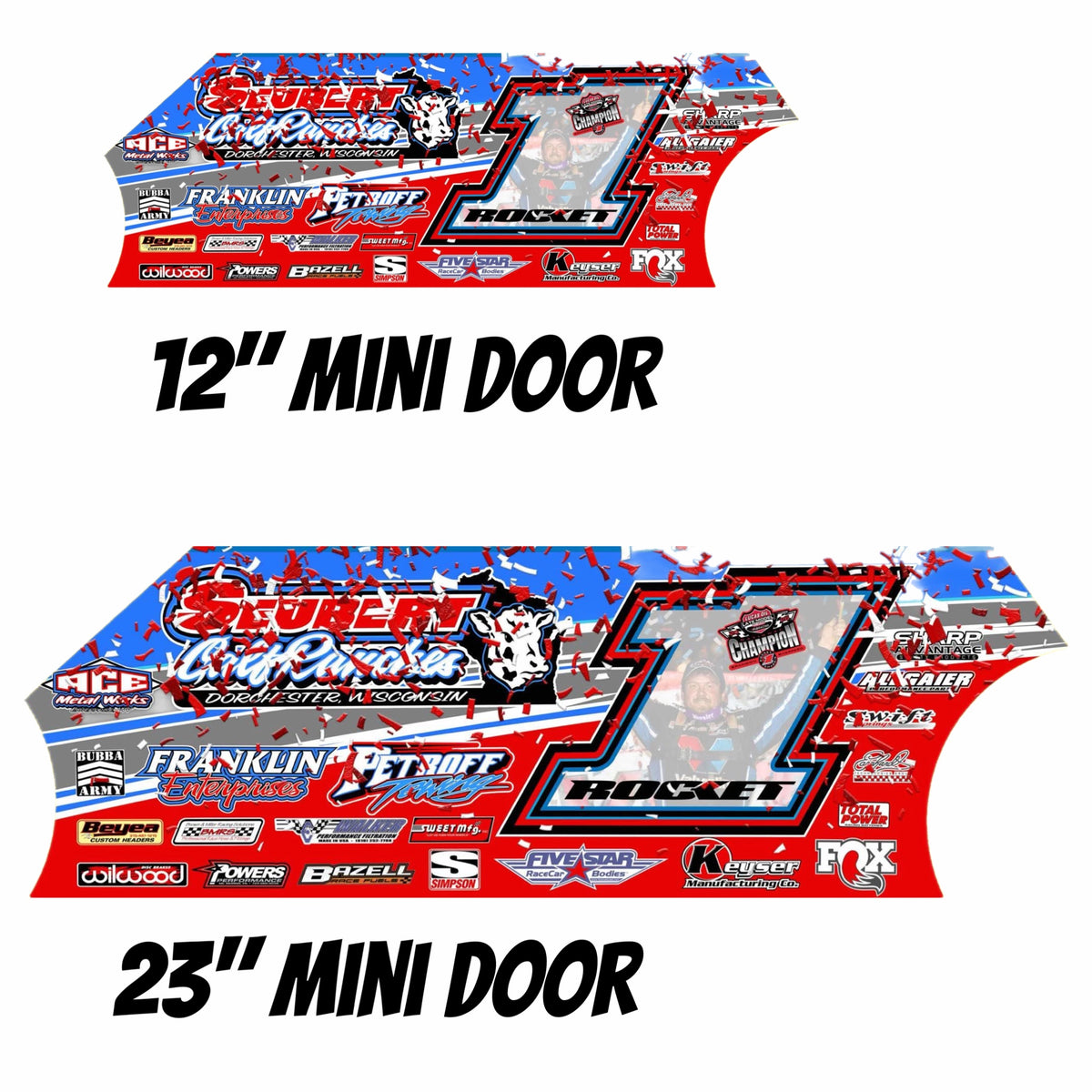 ***PRE-ORDER*** 2026 "LUCAS OIL CHAMPION" MINI DOOR