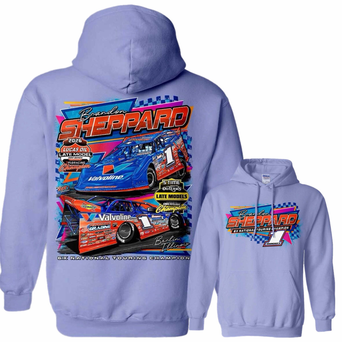 ***PRE-ORDER*** "6X NATIONAL TOURING CHAMPION" HOODIE (MULTIPLE COLORS).